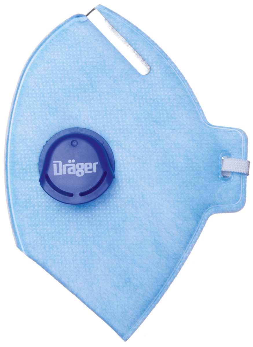 Dräger® X-plore® 1720+V FFP2 NR D 3951084, Hygienisch einzelverpackt, Wirksamer Schutz gegen Feinstäube und Partikel bei hohem Tragekomfort