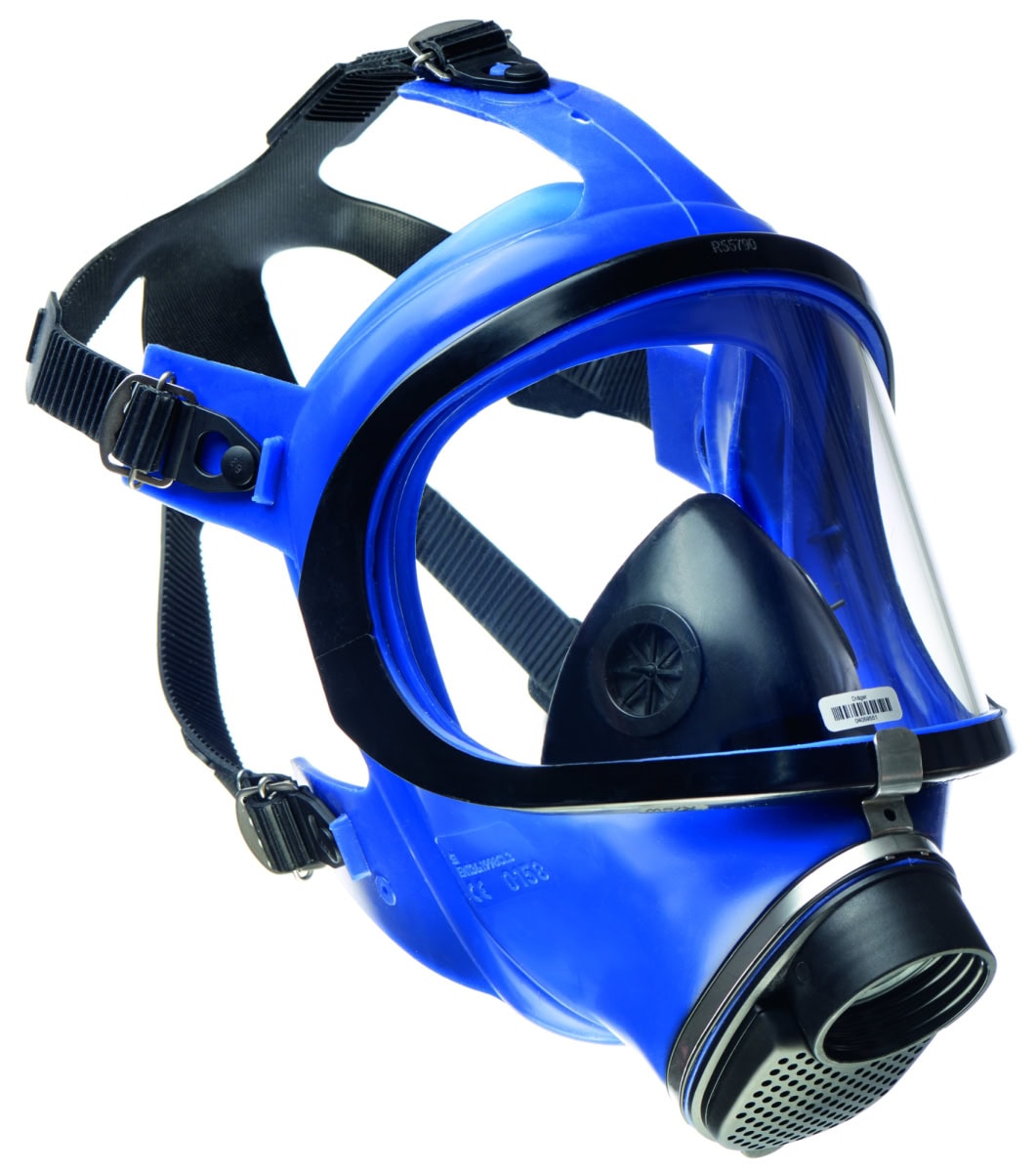 Dräger® X-plore® 6570 Gasmaske / Vollmaske R55790, Universalgröße, Schlagfeste Polycarbonat Sichtscheibe, Silikon Maskenkörper, Edelstahlrahmen, RD40 Filteranschluss [NATO Standard], Für Industrieeinsatz