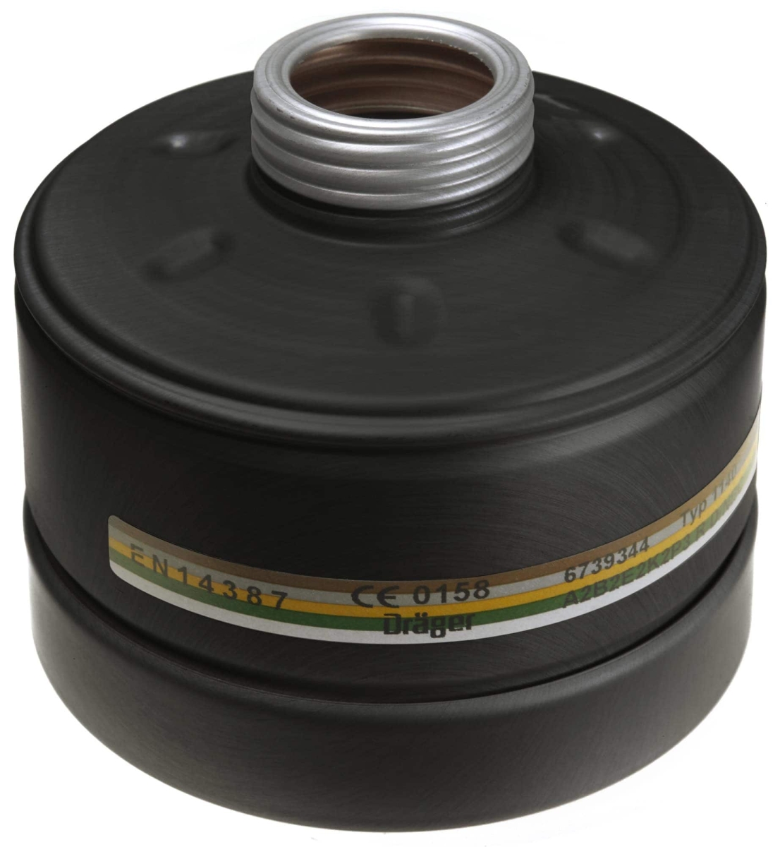 Dräger® X-plore® Katastrophenschutz Set 3735968, 40 mm NATO Rundfilter Anschluss, Universalgröße, CBRN NATO Zivilschutz Gasmasken Set