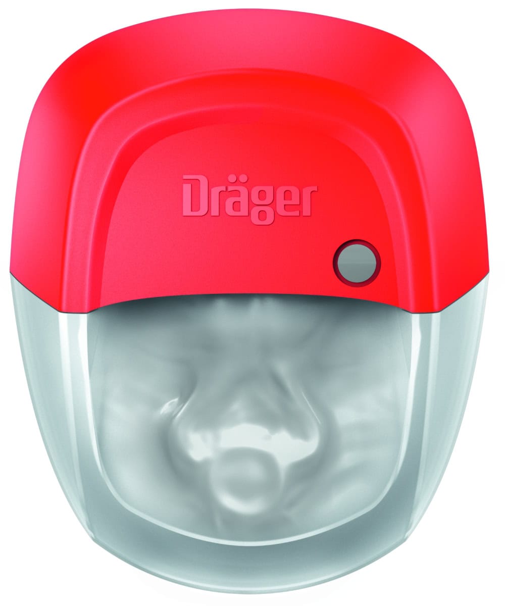 Dräger® PARAT® 1260 Flucht Filtergerät 3702150, ABEK10 Filter für mind. 10 Min. Schutz, Filter eingeschweißt, Universalgröße, Flucht Filtergerät zum Schutz gegen organische, anorganische, saure Gase & Dämpfe, Ammoniak & org. Ammoniakderivate