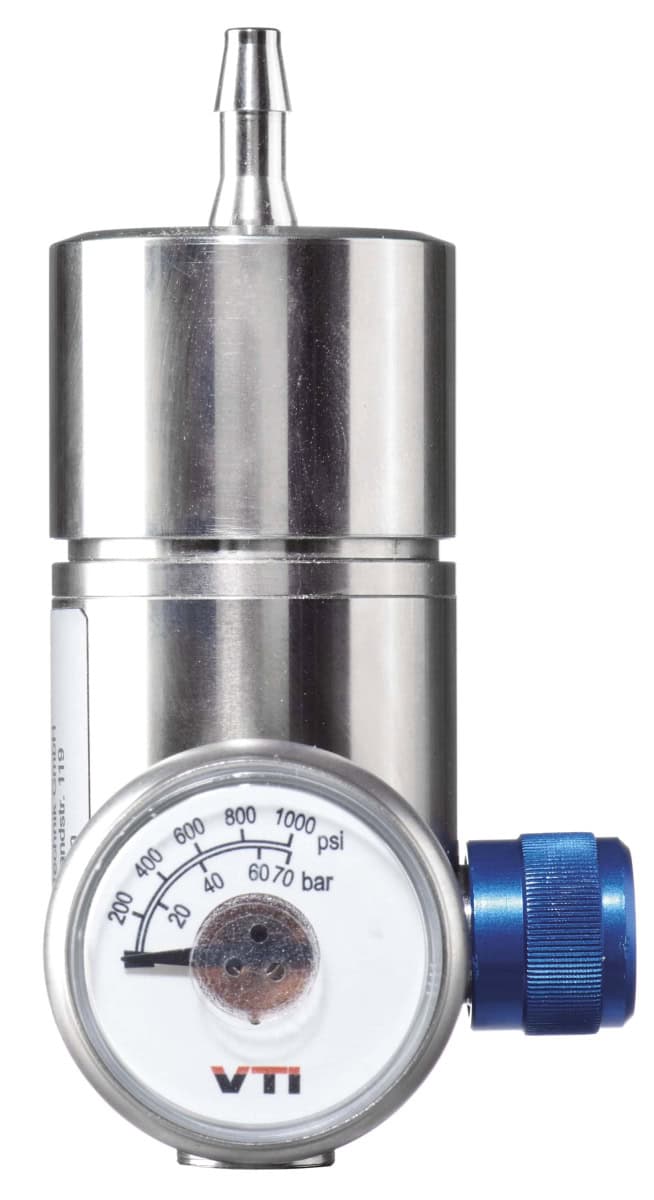 Dräger® Festdruck Regulierungsventil mit Flow Stop 8324251, Messing, Manuelles Ventil, 0,5 Liter/Min., Geeignet für nicht reaktive Gase, Für Dräger® X-Dock Station