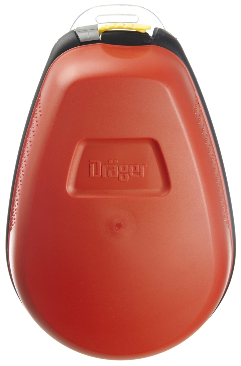 Dräger® PARAT® 3100 Flucht Gasmaske / Halbmaske 3704476, ABEK15 Filter für mind. 15 Min. Schutz, Filter uneingeschweißt, Universalgröße, Fluchtmaske zum Schutz gegen organische, anorganische, saure Gase & Dämpfe, Ammoniak & org. Ammoniakderivate