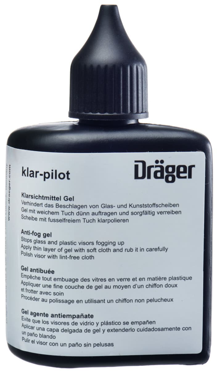 Dräger® Klar Pilot Gel / Klarsichtmittel R52560, Anti-Beschlag Mittel für alle Dräger® Vollmasken