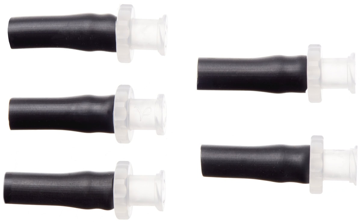 Dräger® Weiblicher Luer Adapter mit FKM Schlauch 8327652, 5 Stück pro Pack, Innendurchmesser: 5 mm, Lösemittelbeständig, Für Staub- und Wasserfilter 8313648