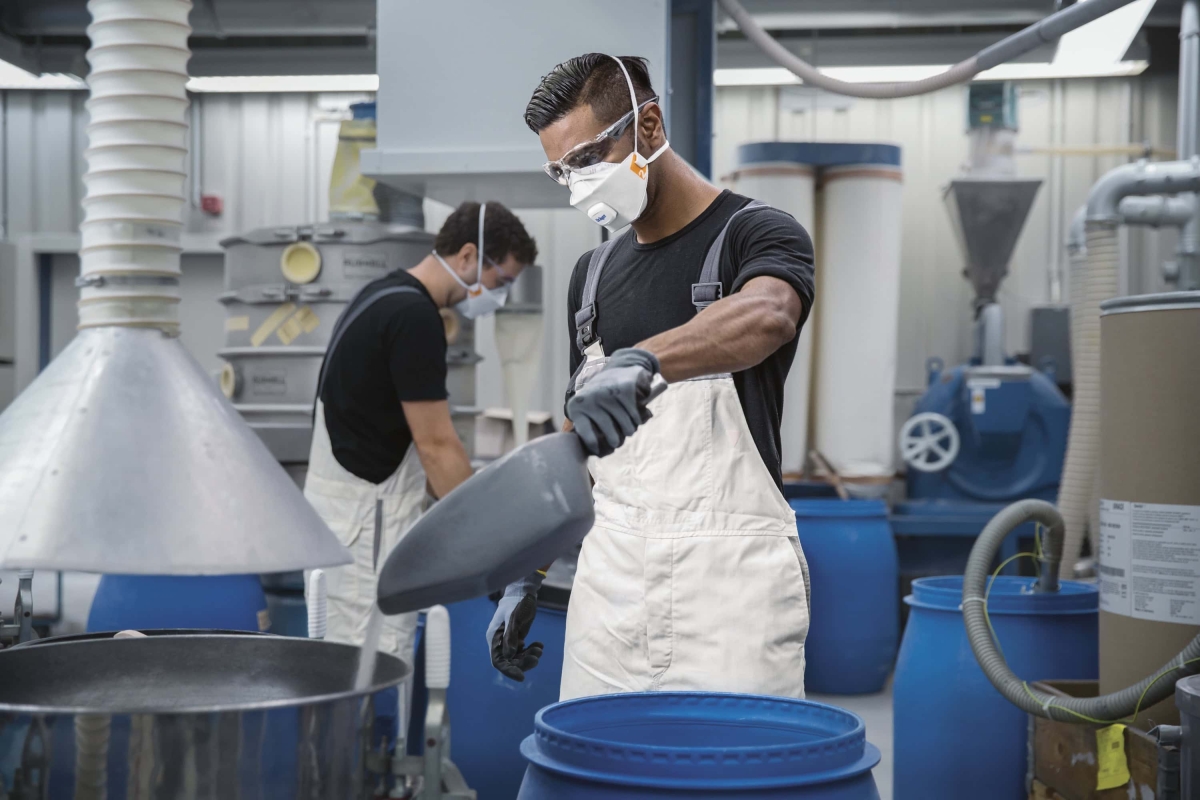 Dräger® X-plore® Atemschutzmaske / Partikelmaske 1920V FFP2 NR D 3951926, Größe S, Ideal für Brillenträger, Hygienisch einzelverpackt, Wirksamer Schutz gegen Stäube und Partikel bei hohem Tragekomfort
