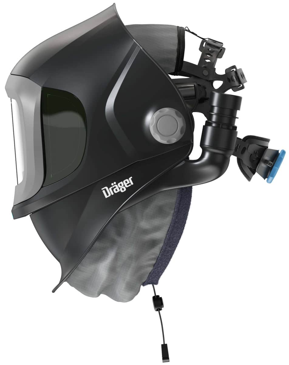 Dräger® X-plore® 8500 Schweißer Set Premium 3722131, TH3, 4A/3B, Seitenfenster, Hochklapp Funktion, Kopfband + Textilkopfschutz