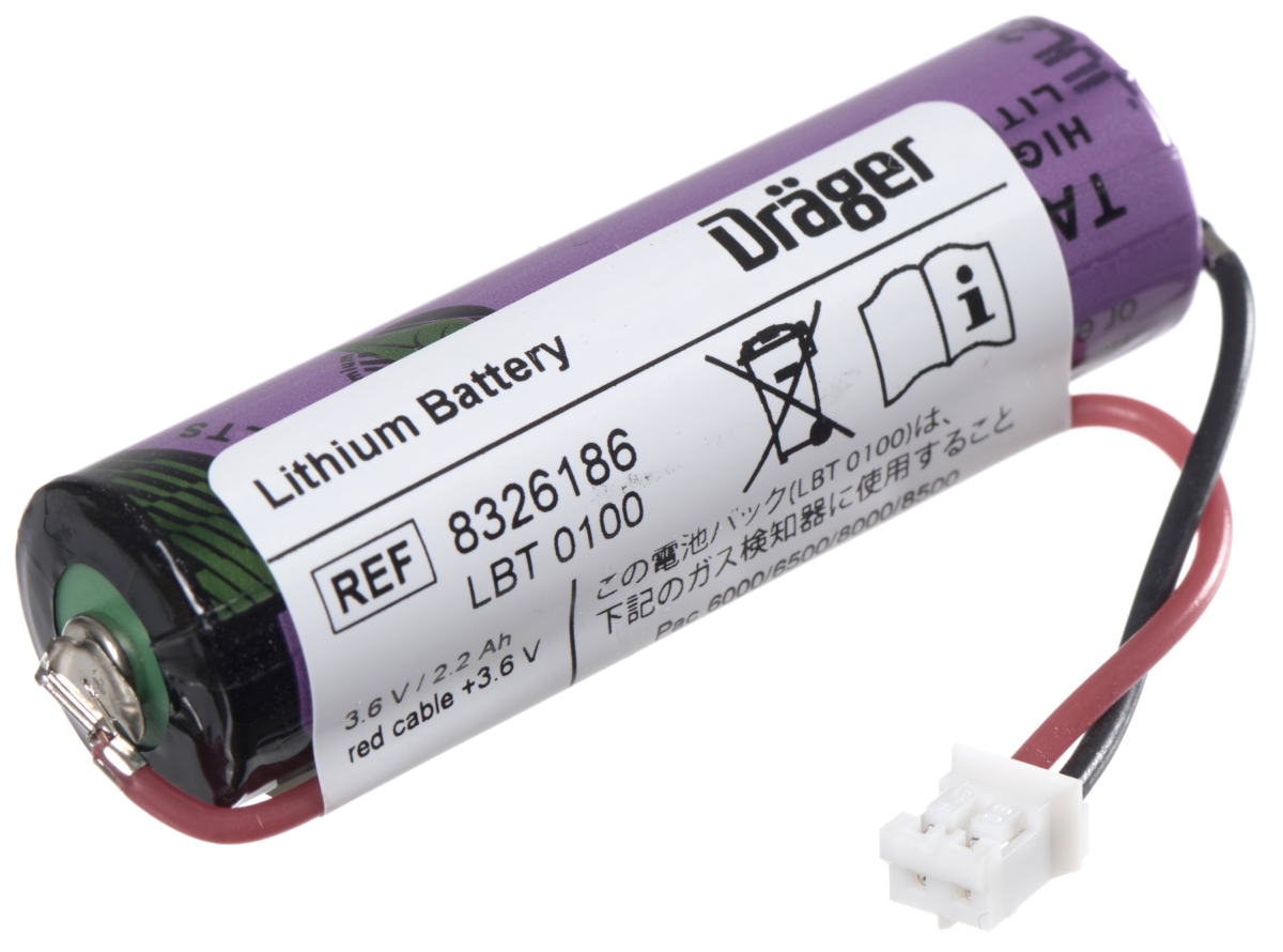 Dräger® Pac® Ersatz Batterie 8326856, Für Dräger® Pac® 6000 / 6500 / 8000 / 8500 Eingasmessgeräte