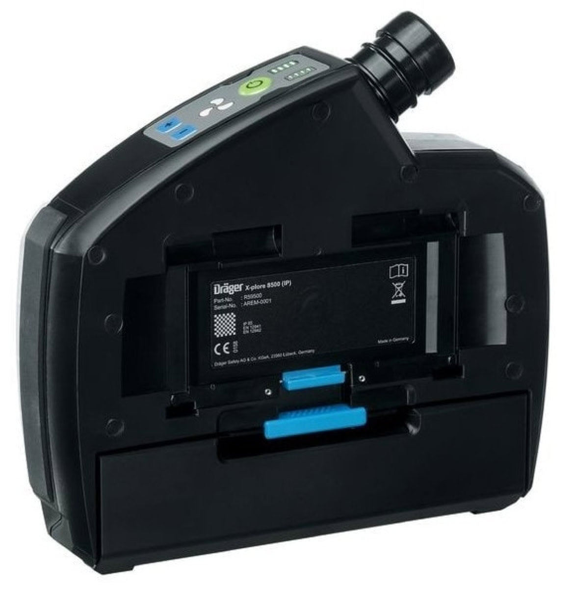 Dräger® X-plore® 8500 Starterpaket mit Helm VN00872, TH3, Partikel- Gase- & Dämpfeschutz, Schwer-Industrie, Teile: [R59545, 3729120, R59600, 6739730, 6739535, R59563, R59564, R63425]
