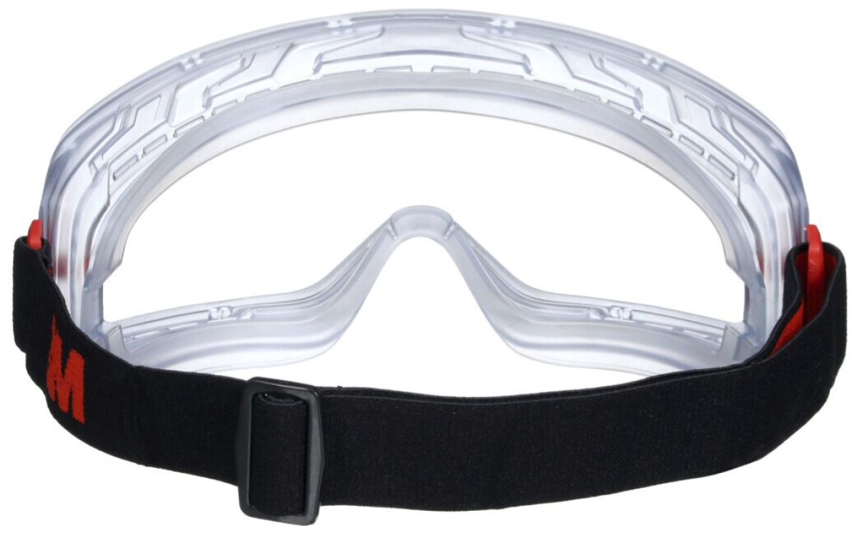 3M™ GoggleGear™ Schutzbrille GG3101-SGAF, Klar, Schlagfeste Polycarbonat Scheibe, Belüftet, Anti Beschlags Beschichtung, UV Schutz, Zum Schutz gegen Flüssigkeitsspritzer & Partikel