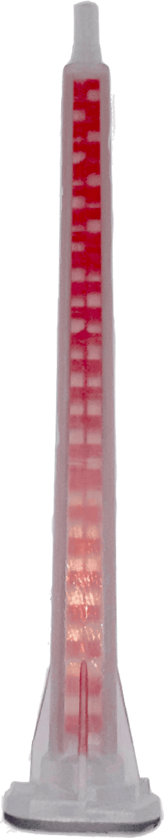 Henkel™ Loctite® Quadro Mischer 1487440, 1:1 / 2:1 System für 50 ml Kartuschen, Rot, 115 mm x 5 mm, 5 mm Spitzenöffnung, Quadro Mischdüse