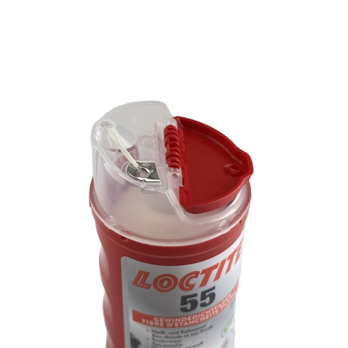 Henkel™ Loctite® 55 Gewindedichtfaden, 160 m, Hochfest, Weiß, 2957112 Für Gas, Heizung & Trinkwasser geeignet