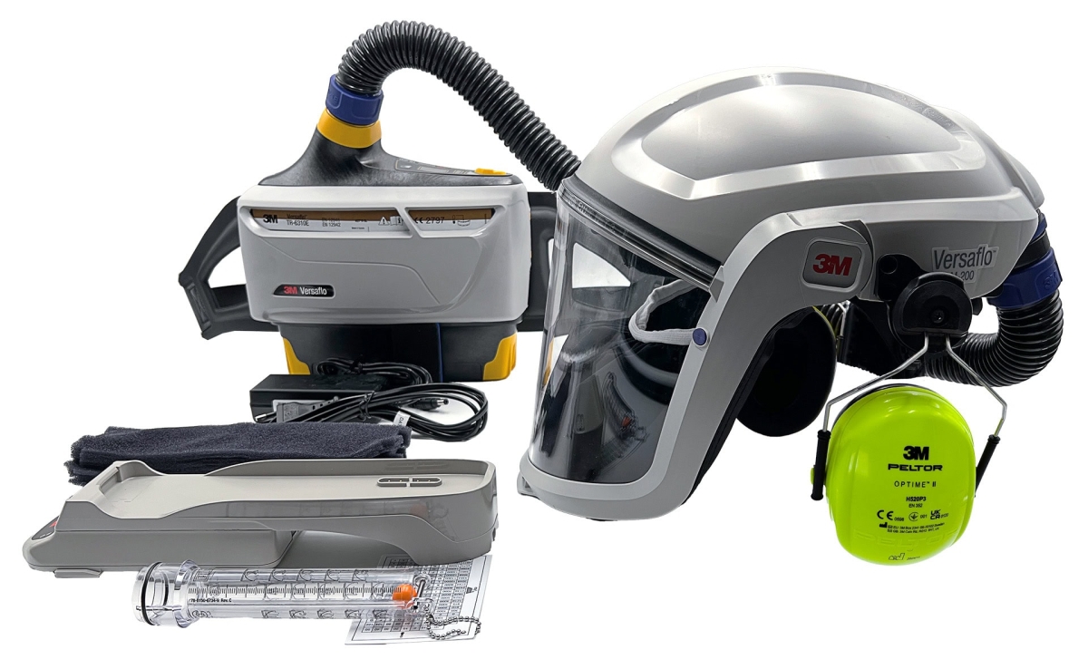3M™ TR-800-LIK2, TH3, Partikel- Gase- & Dämpfeschutz, EX-Schutz, Versaflo™ Leicht-Industrie Gebläse Atemschutz Set, Teile: [TR-819E, M-207, Z3AF/2, H520P3EV]