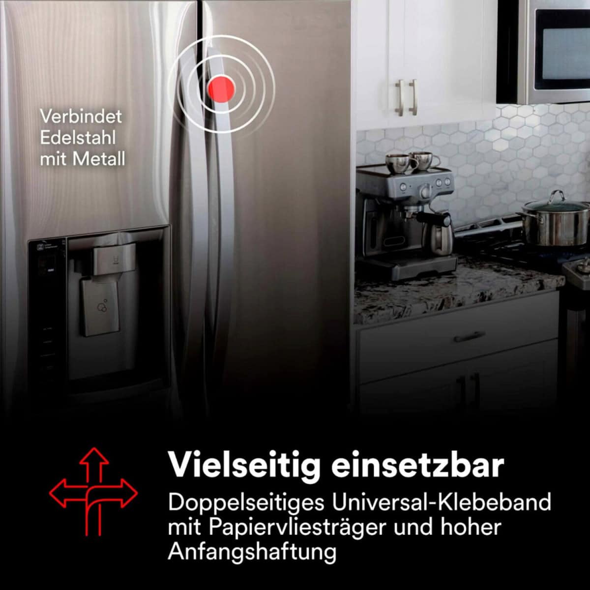 3M™ Doppelseitiges Vliesklebeband 56215, 1000 mm x 50 m, 0,15 mm, Transparent, Lösemittelfrei, Für Verklebungen mit hoher Oberflächenenergie