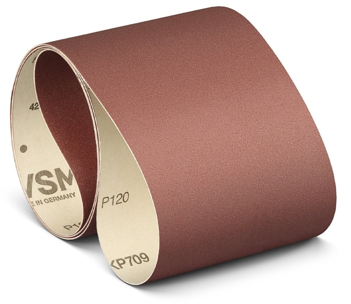 VSM ALUMINIUMOXID KP709 712631, 150 mm x 7800 mm, A, P240, F-Papier, Ausführung (E13), Rot-braun, Schmalband mit Aluminium, Für Edelstahl und Superlegierungen