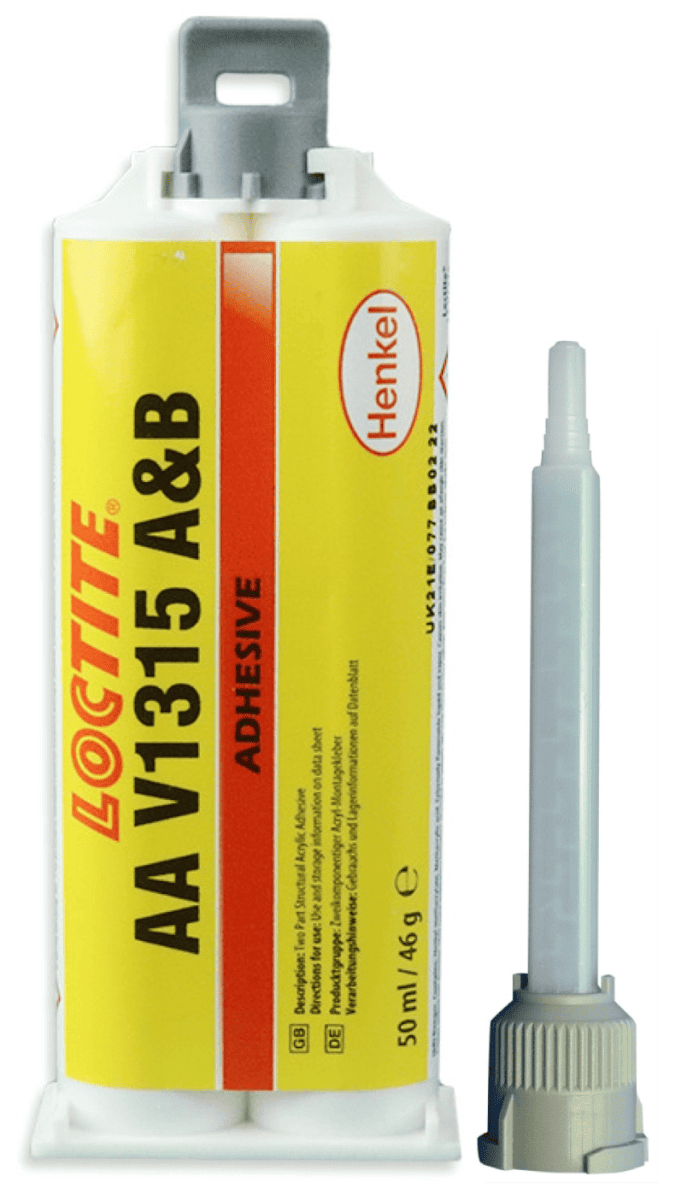 Henkel™ Loctite® Acrylat Klebstoff AA V1315, 50 ml, weiß, 1:1, Thixotrop, 2K, 1307523, Für Verbundswerkstoffe/ Kunststoffe