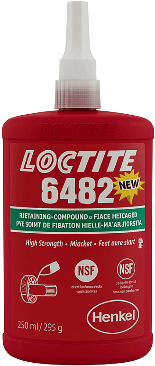 Henkel™ Loctite® 6482 Fügeklebstoff, 50 ml, 220004, Grün, Hochfest, Für den Einsatz in der Nuklearindustrie