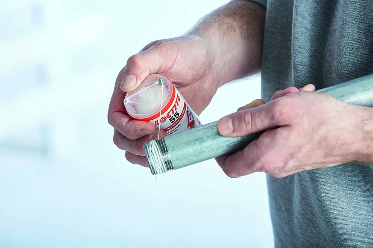 Henkel™ Loctite® Gewindedichtfaden 55, 160 m, Hochfest, Weiß, 2056936 Für Gas, Heizung & Trinkwasser geeignet