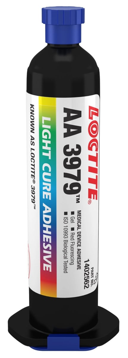 Henkel™ Loctite® AA 3979 UV Klebstoff, 25 ml, Hell Gelb, 2924842, Für Klebeanwendungen in der Medizintechnik