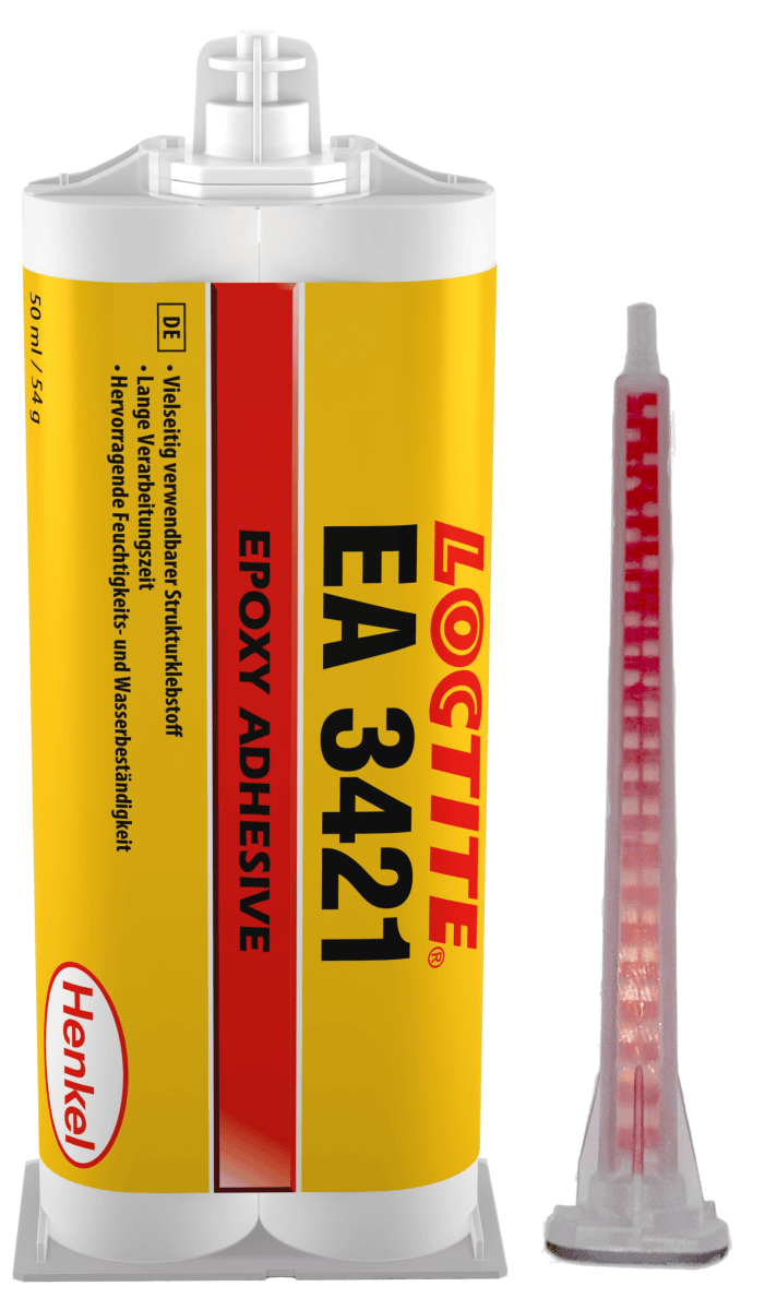 Henkel™ Loctite® Epoxid Strukturklebstoff EA 3421, 50 ml, Bernsteinfarben, 1:1, Mittel, 2K, 2063252, Universell anwendbar