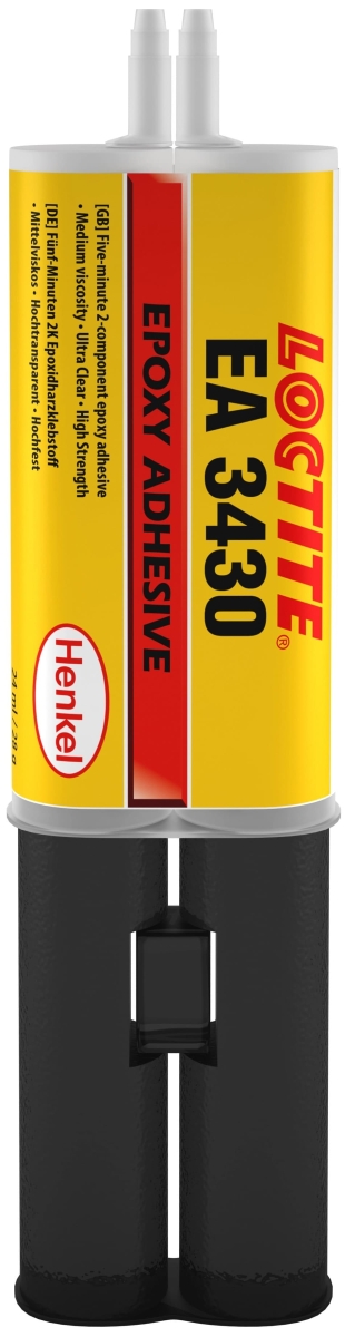Henkel™ Loctite® EA 3430 Epoxid Strukturklebstoff, 24 ml, Transparent, 1:1, Mittel, 2K, 142517, Hochtransparent und Wasserbeständig