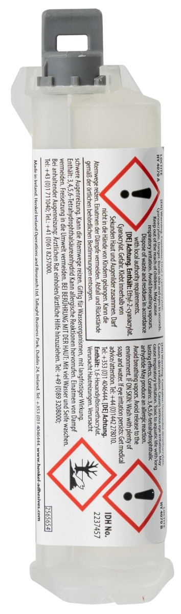 Henkel™ Loctite® Hybridklebstoff auf Cyanacrylatbasis HY 4070, 11 g, Transparent, Nicht Fließend, 2K, 10:1, 2237457, Für universelle Anwendungen
