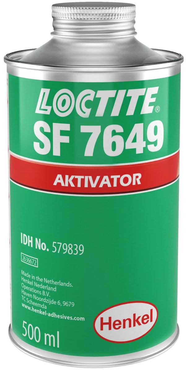 Henkel™ Loctite® SF 7649 Aktivator, 500 ml, Grün, 579839, Zum Beschleunigen der Aushärtung