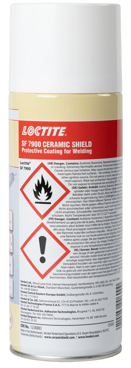 Henkel™ Loctite® SF 7900 Keramik Schutzbeschichtung, 400 ml, Weiß, 1238883, Zum Schutz vor Schweiß-/ Metallspritzern