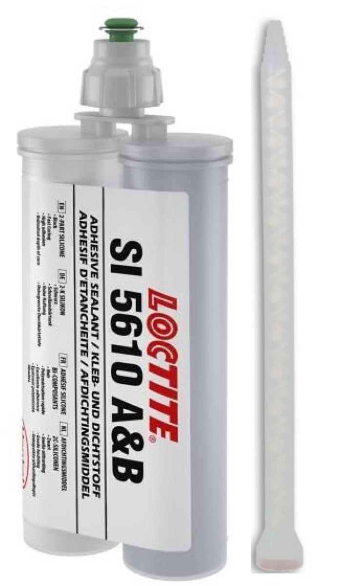 Henkel™ Loctite® Alkoxy Silikon Kleb- und Dichtstoff SI 5610, 400 ml, Schwarz, Fließend, 2K, 2056417, Sehr schnell aushärtend