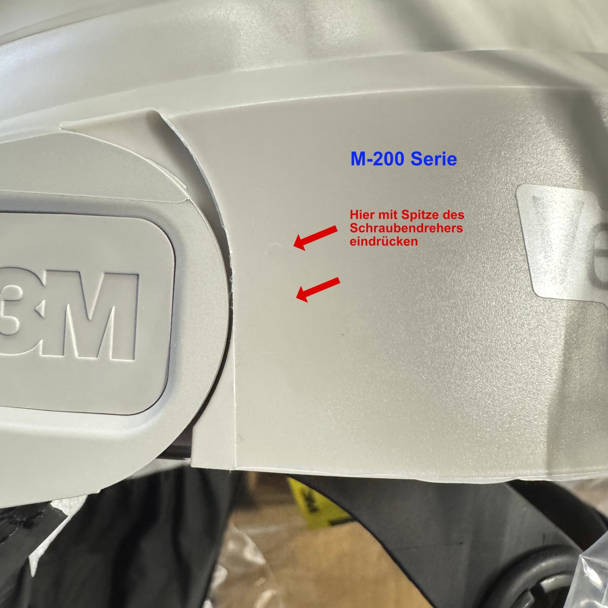 3M™ Peltor™ Gehörschutz Adapter Z3AF/2, Linke Seite + Rechte Seite, Für die Montage von 3M™ P3* Helmbefestigungs Gehörschutzlösungen an Versaflo™ Kopfteile & Speedglas™ Schweißmasken
