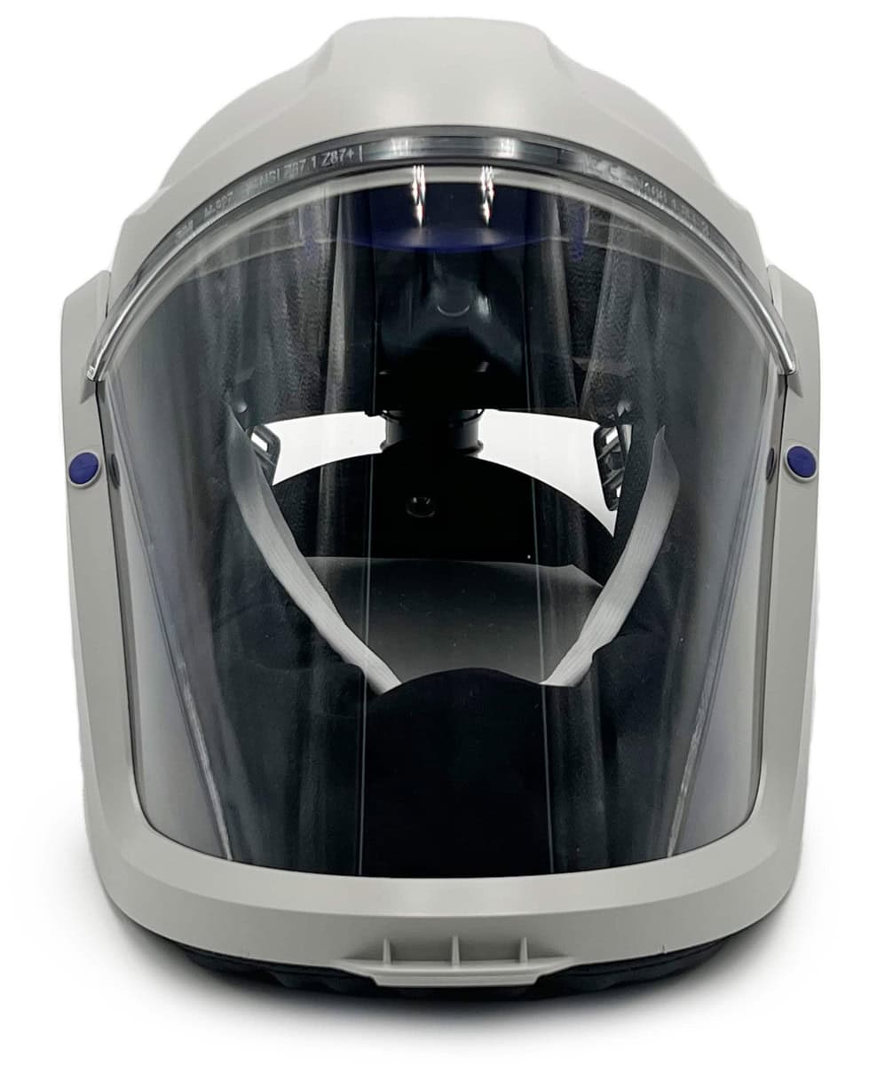 3M™ Versaflo™ M-206 Visierkopfteil, TH3, Klar, Komfort Abdichtung, Polycarbonat Visier, Visierkopfteil mit komfortabler Gesichtsabdichtung