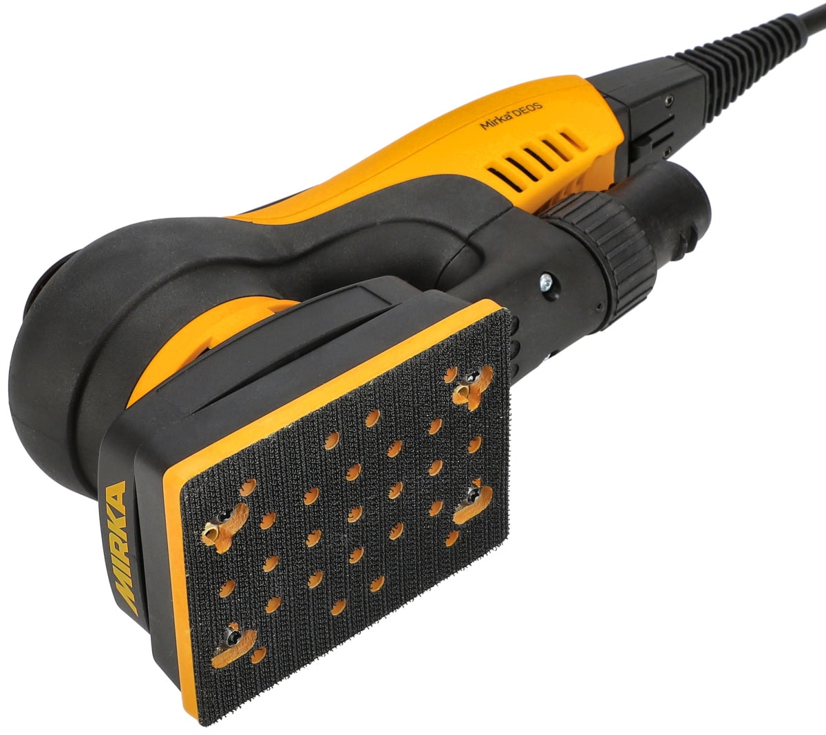 Mirka® DEOS II 343 Elektro Schwingschleifer MID3434044, 75 x 100 mm, 3 mm Schleifhub, Zentralabsaugung, 240V, 0,4 PS / 300 Watt, Externe Absaugung