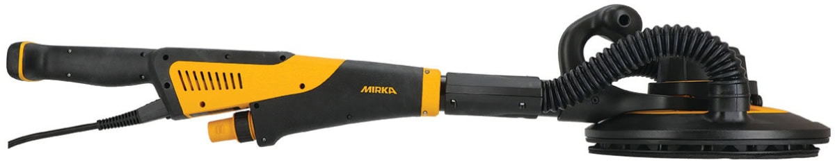 Mirka® LEROS 950CV Kurzvariante Elektro Wandschleifer | Deckenschleifer MIW9502122, Ø 225 mm, 5 mm Schleifhub, Kein Gewinde, Zentralabsaugung, 240V, 0,47 PS / 350 Watt, Externe Absaugung