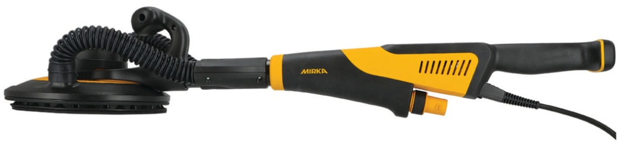 Mirka® LEROS 950CV Kurzvariante Elektro Wandschleifer | Deckenschleifer MIW9502122, Ø 225 mm, 5 mm Schleifhub, Kein Gewinde, Zentralabsaugung, 240V, 0,47 PS / 350 Watt, Externe Absaugung