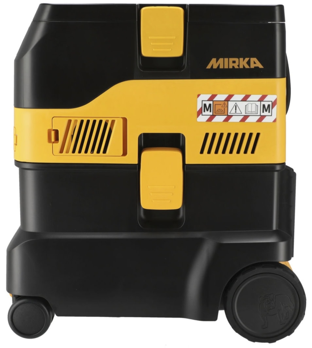 Mirka® DEXOS 1230 M AFC Industrie Staubsauger MIX12301221, Mit Schlauch, 30 Liter, Nass & Trocken, 1,63 PS / 1200 Watt, 4.200 L/.Min., Staubklasse M, Anti Statisch (ESD), Automatische Filterreinigung, Auto Start, Für staubfreies Schleifen & Arbeiten