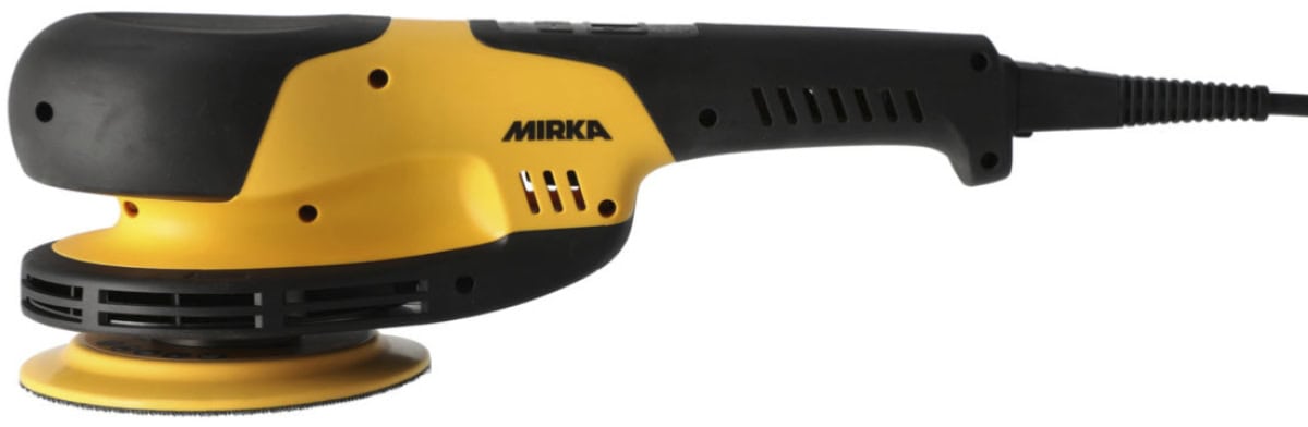 Mirka® POLAROS RP 600 Rotations Poliermaschine MRP6002100, Mit Case, Ø 150 mm, 0 mm Schleifhub, M4 Gewinde, Ohne Absaugung, 1 PS / 750 Watt, Für professionelle Polierarbeiten