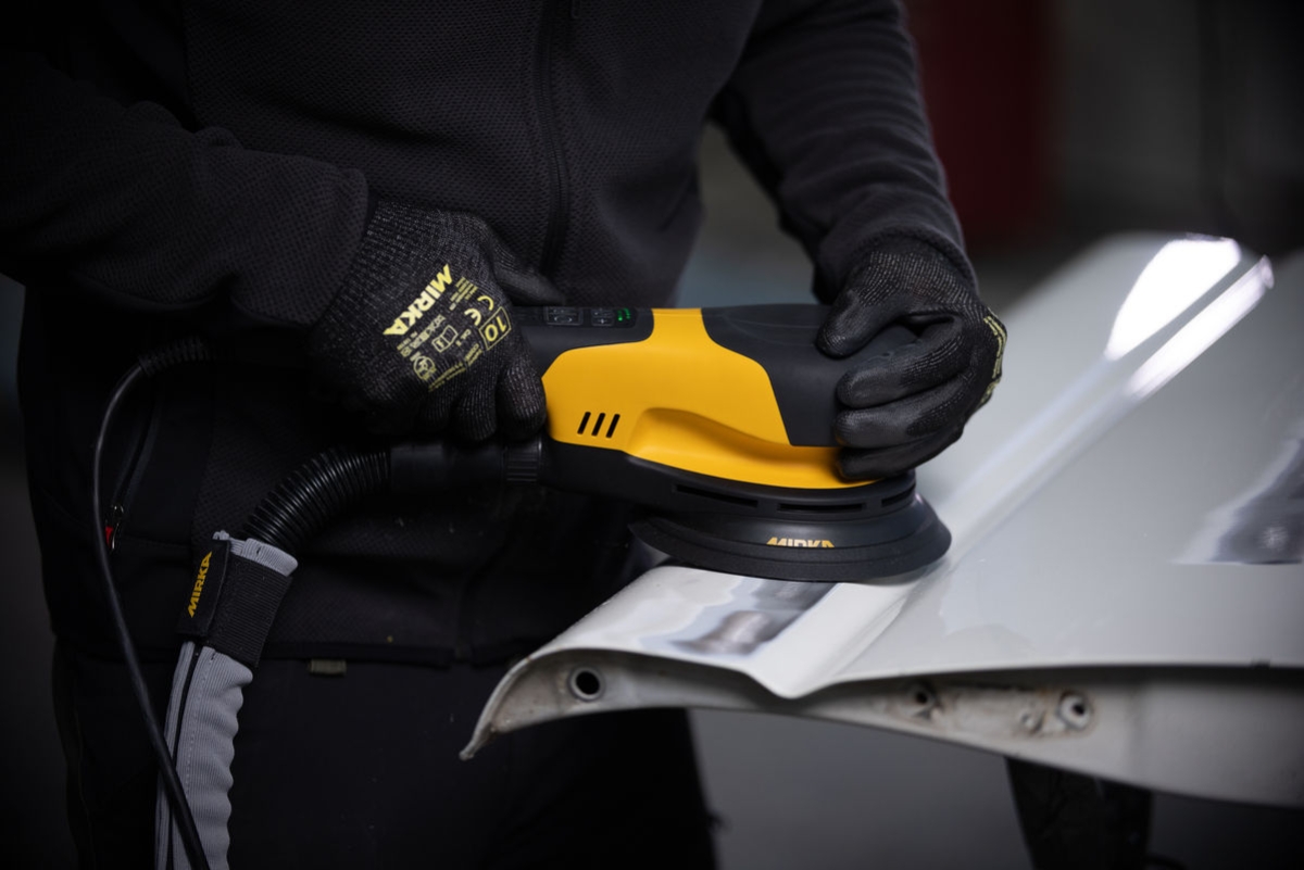 Mirka® DEROS RS 600 Elektro Rotationsschleifer mit Case MRS6002100CA, Ø 150 mm, 0 mm Schleifhub (Rotation), 5/16"-Gewinde, Zentralabsaugung, 240V, 1,01 PS / 750 Watt, Externe Absaugung