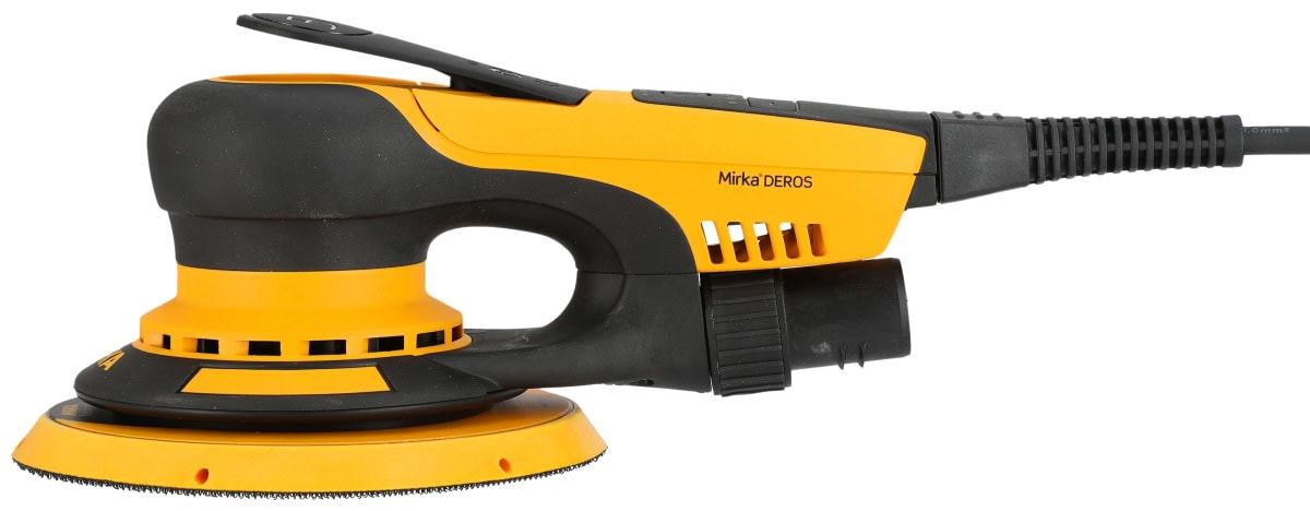 Mirka® DEROS II 650 Elektro Exzenterschleifer MID6504044, Ø 150 mm, 5 mm Schleifhub, 5/16"-Gewinde, Zentralabsaugung, 240V, 0,54 PS / 400 Watt, Externe Absaugung