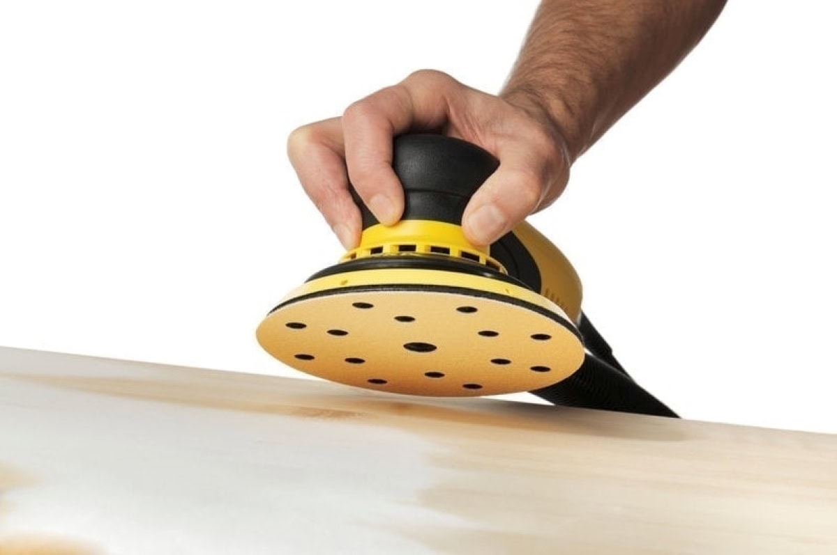 Mirka® Gold 2364705040, Ø 125 mm, P40, 17-fach gelocht, Kletthaftend, Schleifscheibe mit Aluminiumkorn