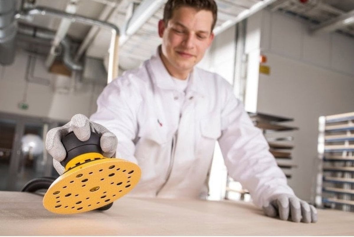 Mirka® Gold 2333405040, Ø 150 mm, P40, Ungelocht, Klebefilmhaftend, Schleifscheiben mit Aluminiumkorn