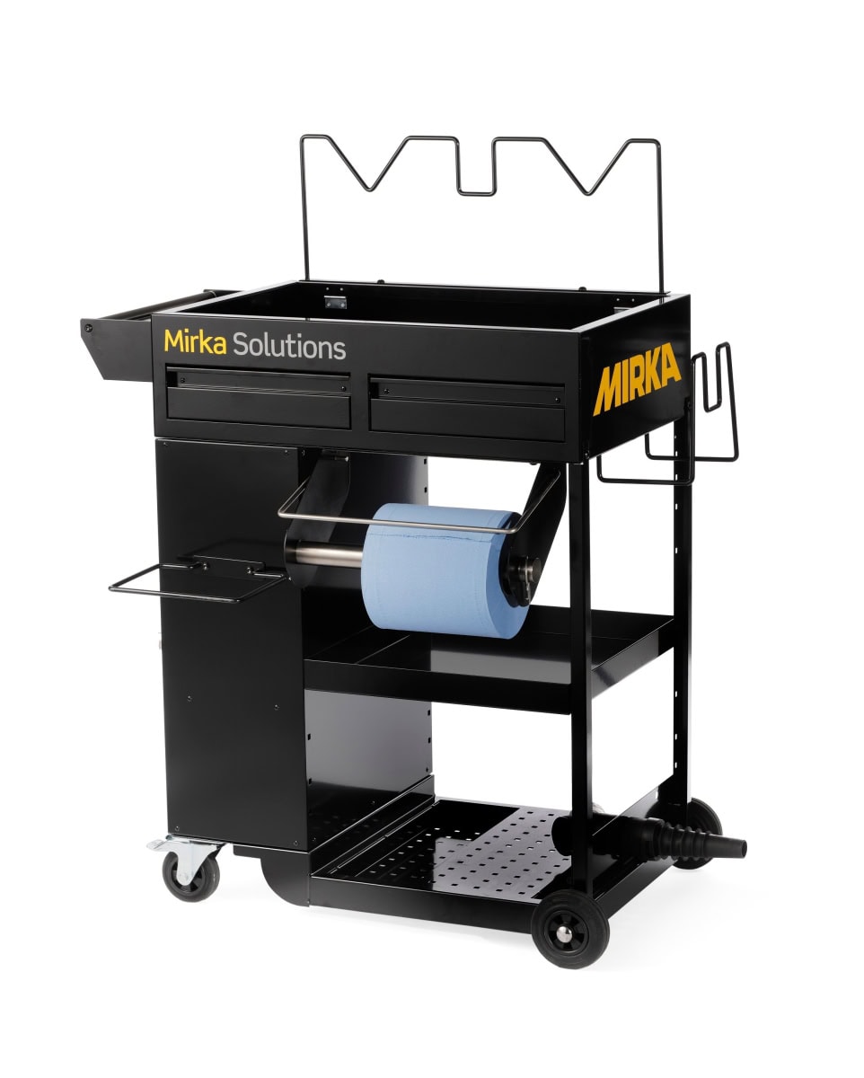 Mirka® 9190129001, Schwarz, Solution Werkstattwagen / Trolley