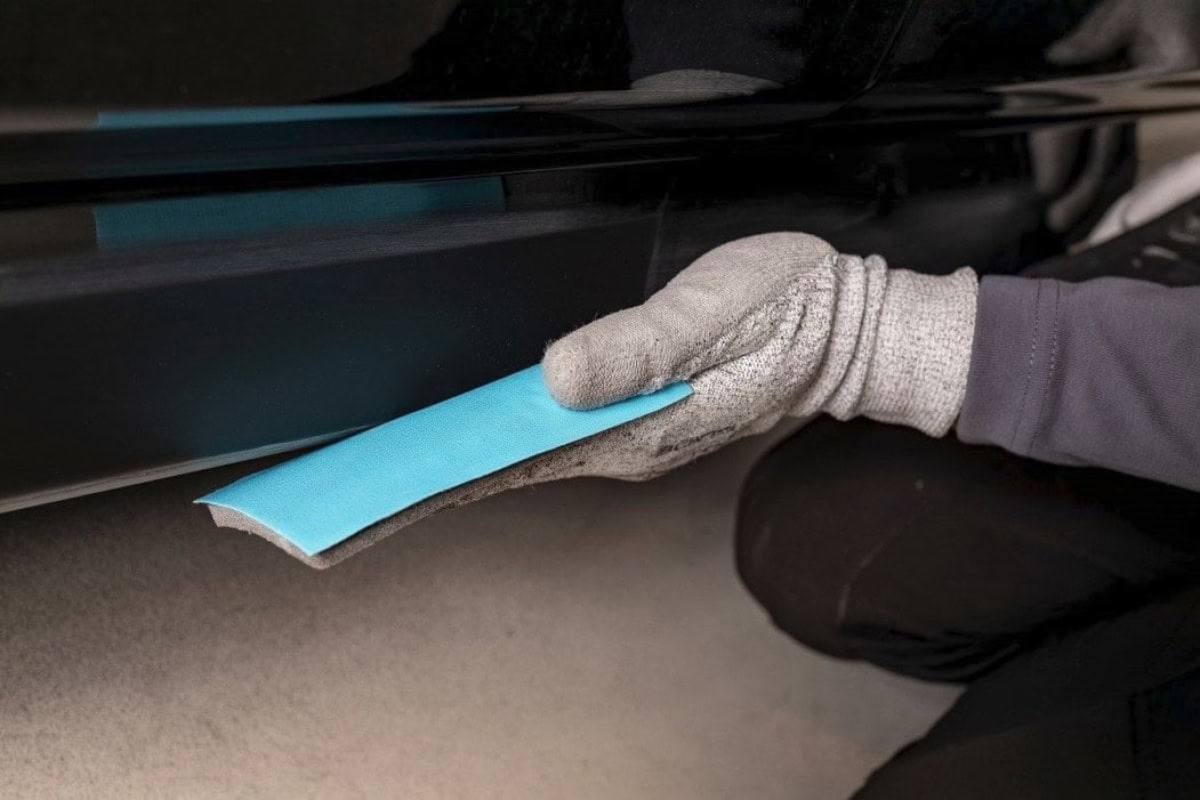 Mirka® Novastar FLEX FX6CC02581, 130 mm x 170 mm, P800, Gelb, Kletthaftend, Flexible Schleifbögen mit Aluminiumkorn