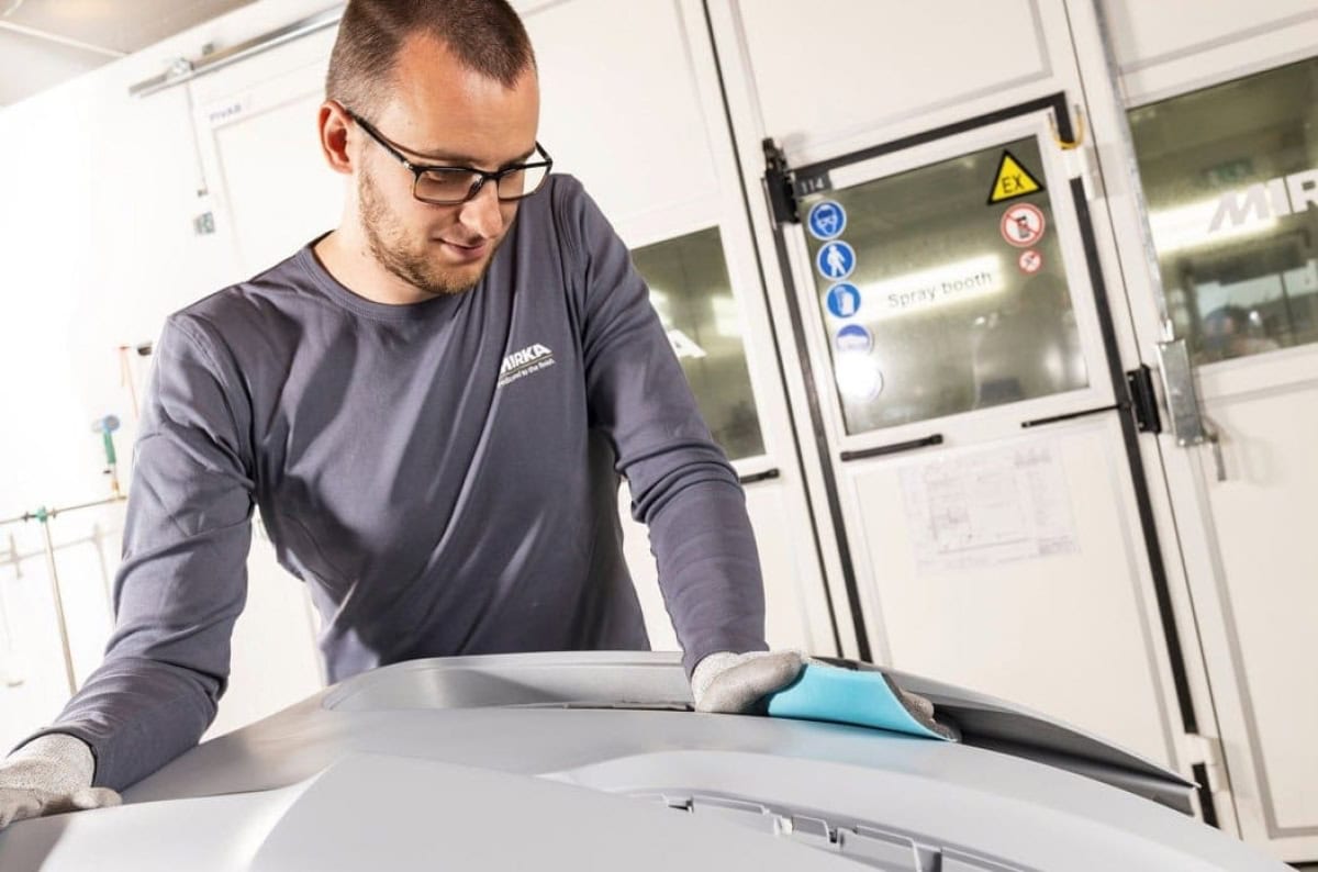 Mirka® Novastar FLEX FX6CC02581, 130 mm x 170 mm, P800, Gelb, Kletthaftend, Flexible Schleifbögen mit Aluminiumkorn
