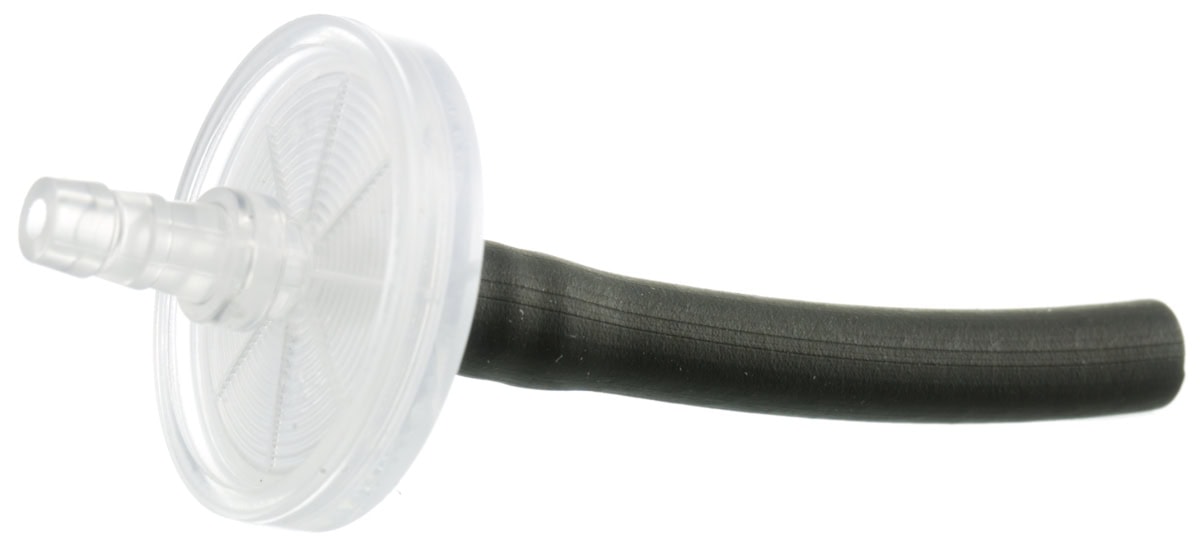 Dräger® Staub- und Wasserfilter mit FKM Schlauch 8313648, Innendurchmesser: 5 mm, 0,06 Meter, Lösemittelbeständig, Schutz gegen Staub und Wasser