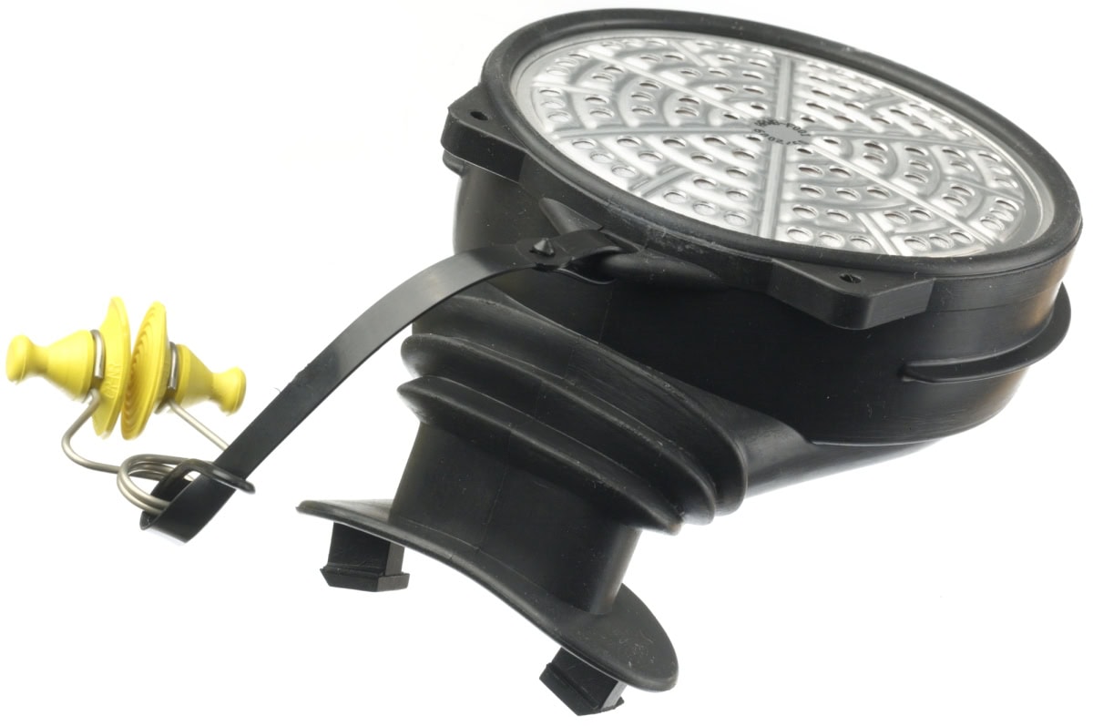 Dräger® PARAT® 3260 Flucht Filtergerät 3704479, ABEK15 Filter für mind. 15 Min. Schutz, Filter eingeschweißt, Universalgröße, Flucht Filtergerät zum Schutz gegen organische, anorganische, saure Gase & Dämpfe, Ammoniak & org. Ammoniakderivate