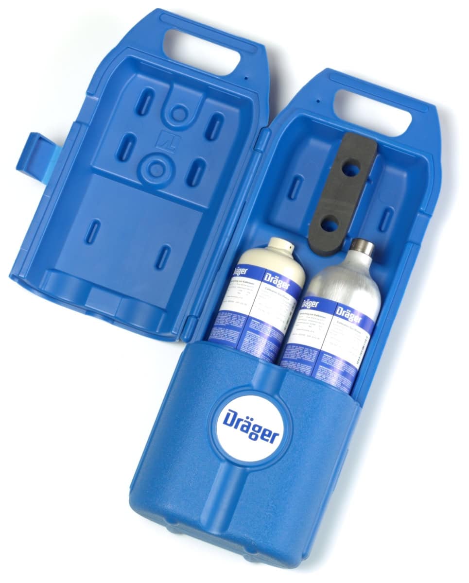 Dräger® Tragekoffer für zwei Prüfgas Flaschen & Regulierventile 6811181, Für den sicheren Transport von allen Dräger® Prüfgasflaschen