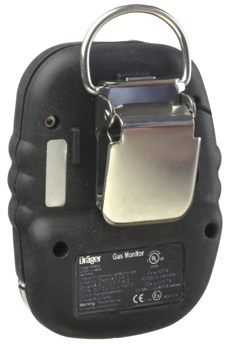 Dräger® Pac® 6000 Eingasmessgerät 8326321, Sensor: CO, Zeitlimitiert, IP 68 Staub & Wasserdicht, Mobiles Gaswarngerät für Kohlenstoffmonoxid (CO)
