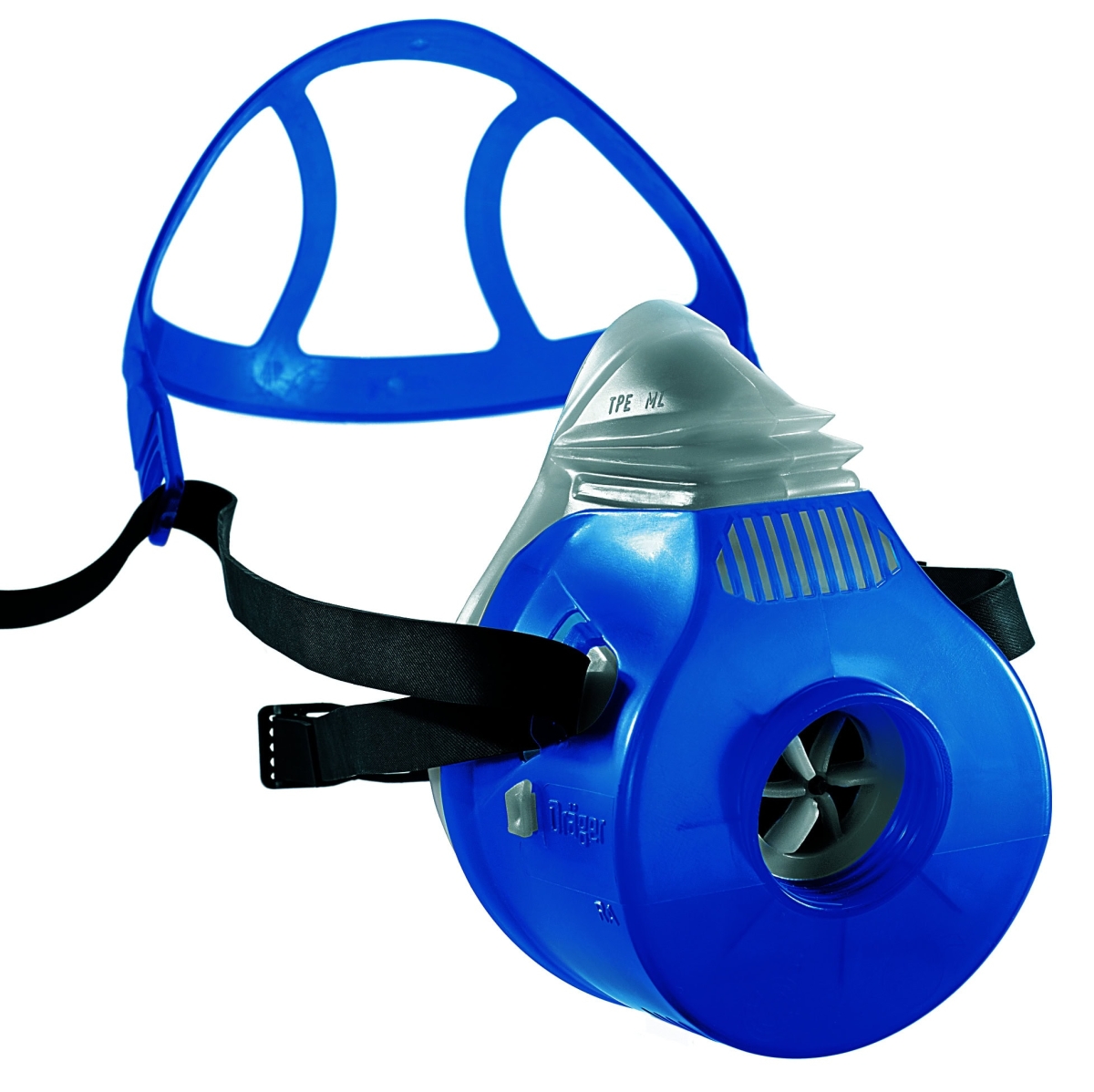 Dräger® X-plore® 4740 Gasmaske / Halbmaske R55876, Universalgröße, TPE, Dräger® RD40 Filteranschluss [NATO Standard], Für den Industrie Einsatz