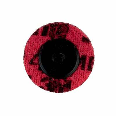 3M™ Scotch-Brite™ Roloc™ PN-DR PNDR4142, Ø 101 mm, K, Medium, Rot, 15.000 U./Min., Präzisions-Vliesscheibe ohne Zentrierloch, Für Abtrags- und Finisharbeiten