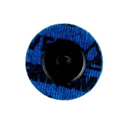 3M™ Scotch-Brite™ Roloc™ PN-DR PNDR4166, Ø 38 mm, K, Very fine, Blau, 30.000 U./Min., Präzisions-Vliesscheibe ohne Zentrierloch, Für Abtrags- und Finisharbeiten