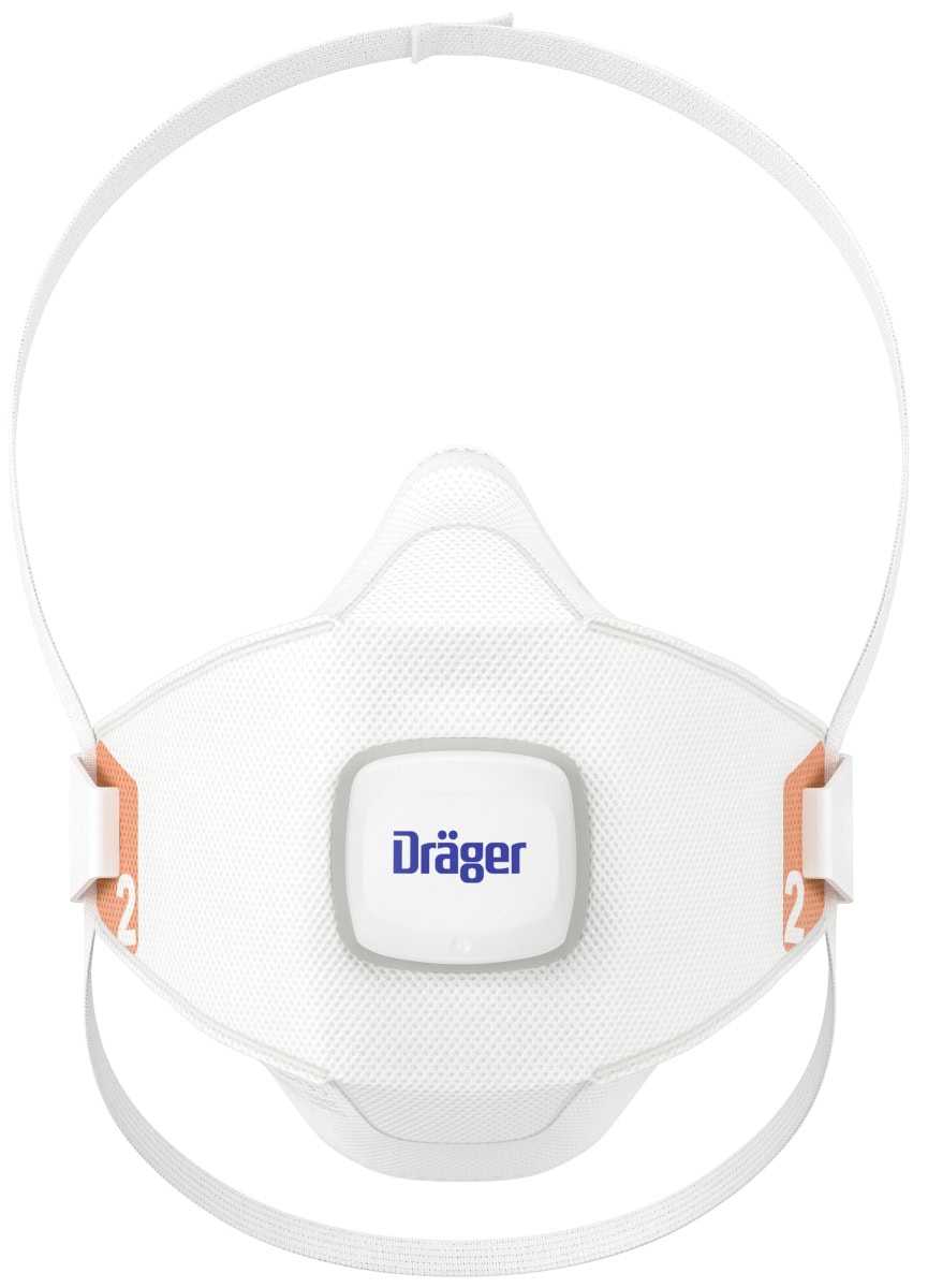 Dräger® X-plore® Atemschutzmaske / Partikelmaske 1920V FFP2 NR D 3951925, Größe M/L, Ideal für Brillenträger, Hygienisch einzelverpackt, Wirksamer Schutz gegen Stäube und Partikel bei hohem Tragekomfort